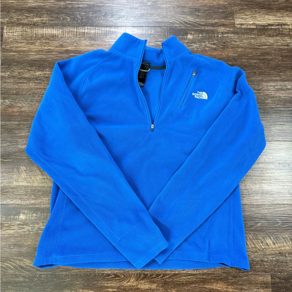 The North Face Blue Zip Up Sweater